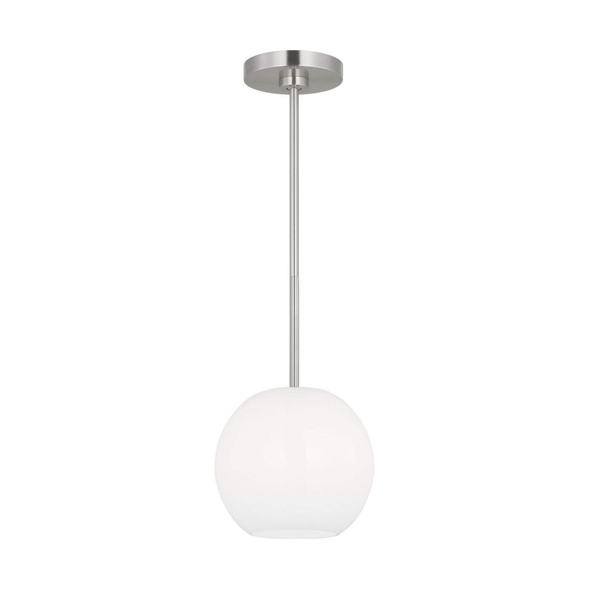 Rory One Light Mini Pendant in Brushed Steel