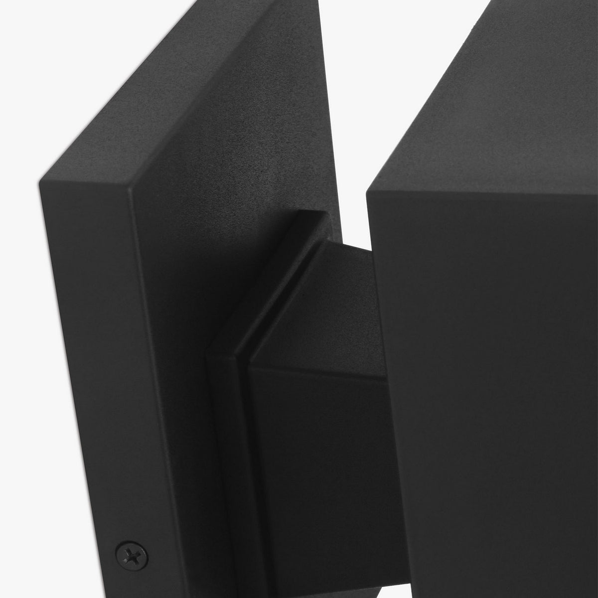 Pohl One Light Wall Lantern in Textured Black
