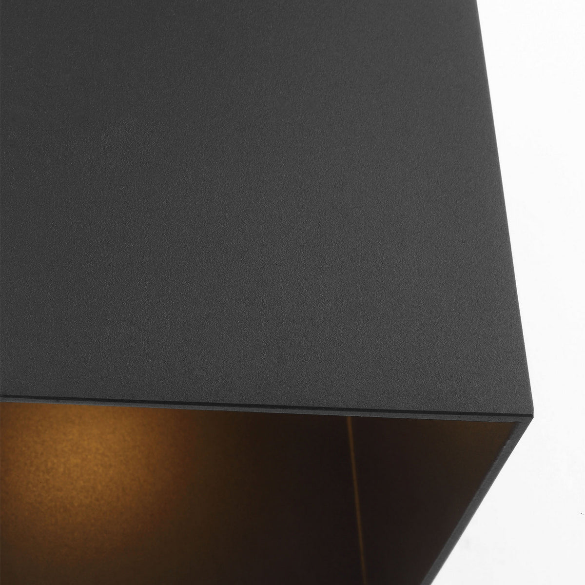 Pohl One Light Wall Lantern in Textured Black