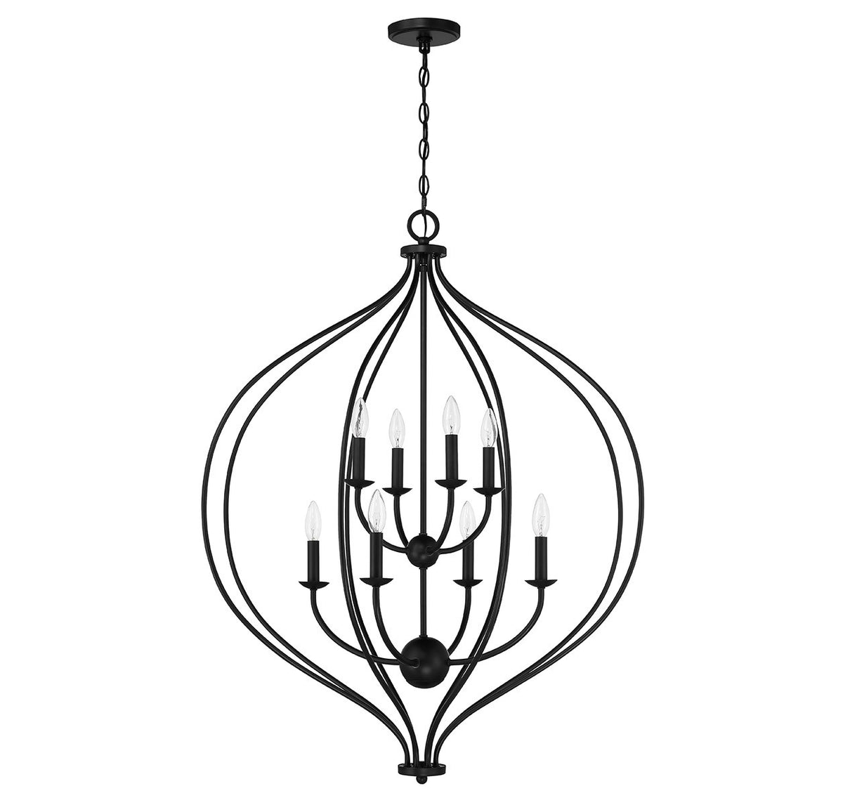 Orchid Eight Light Pendant