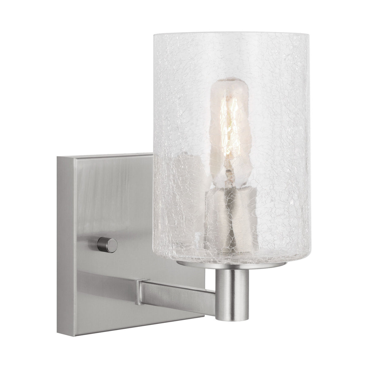 Parker One Light Wall / Bath Sconce in Brushed Steel