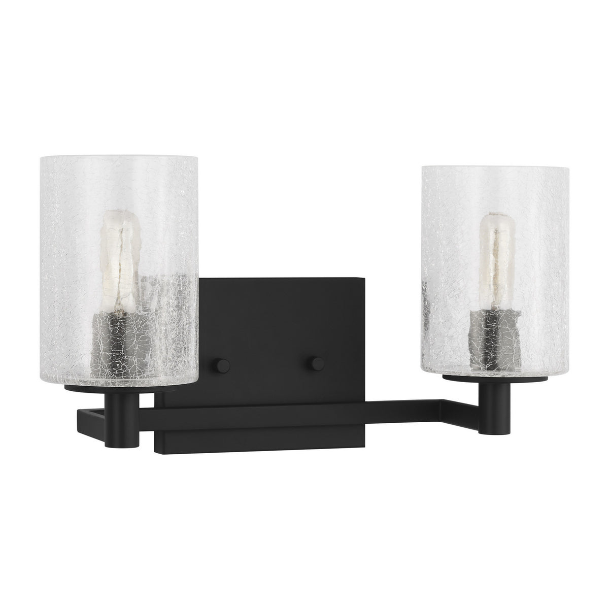 Parker Two Light Wall / Bath in Midnight Black