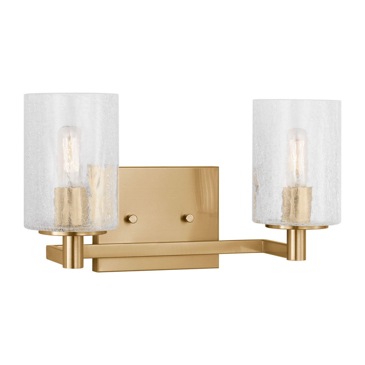 Parker Two Light Wall / Bath in Satin Brass