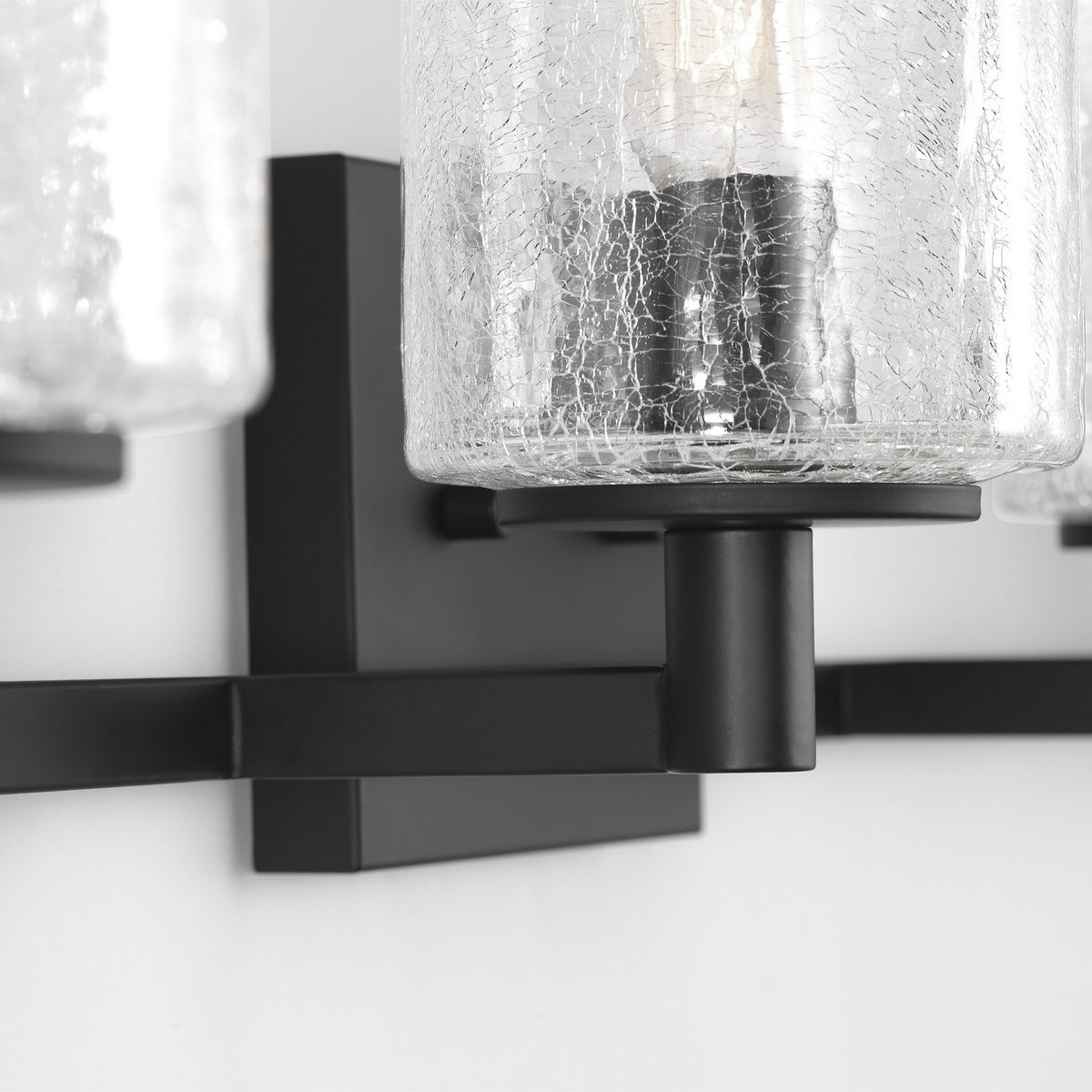 Parker Four Light Wall / Bath in Midnight Black
