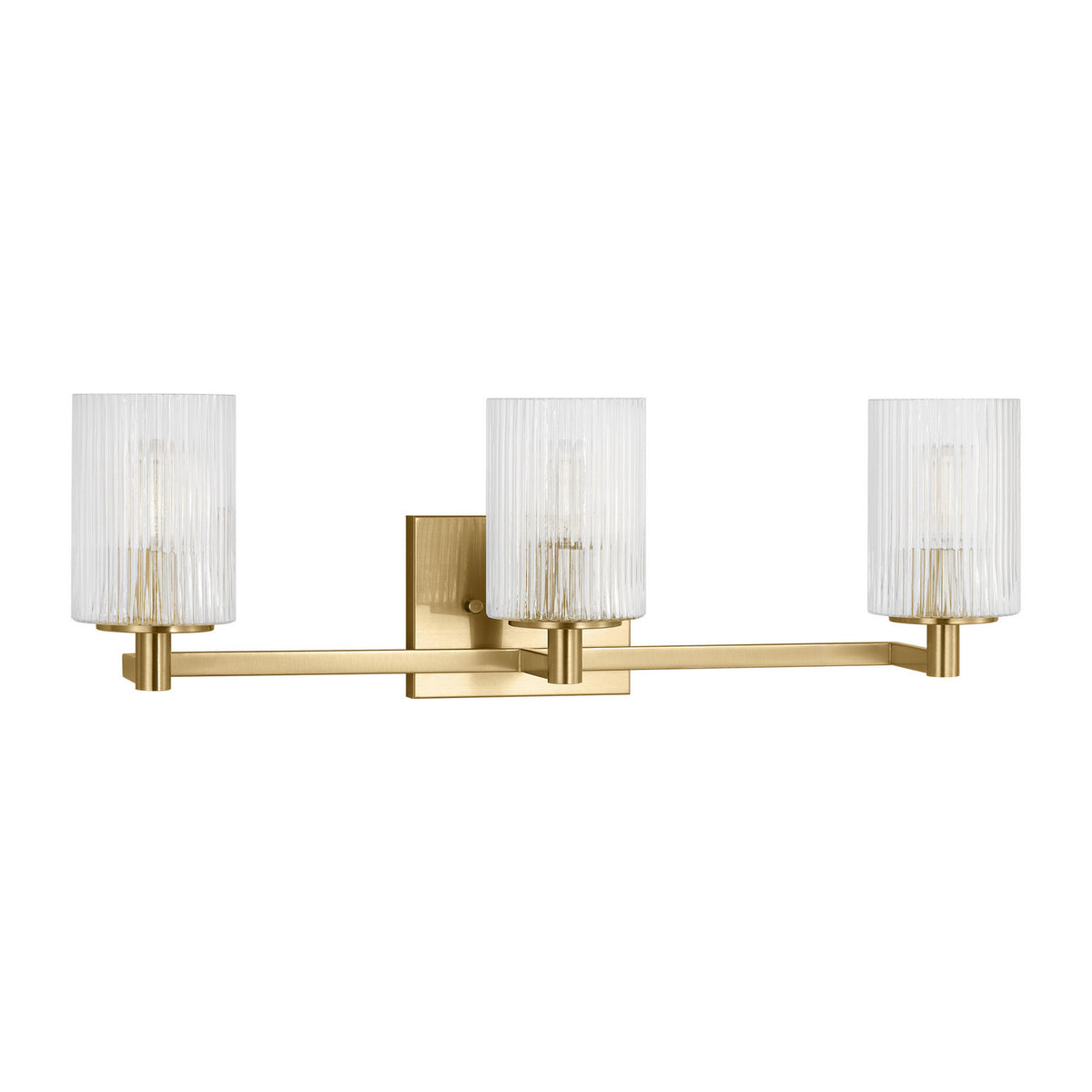 Lando Three Light Wall / Bath in Satin Brass