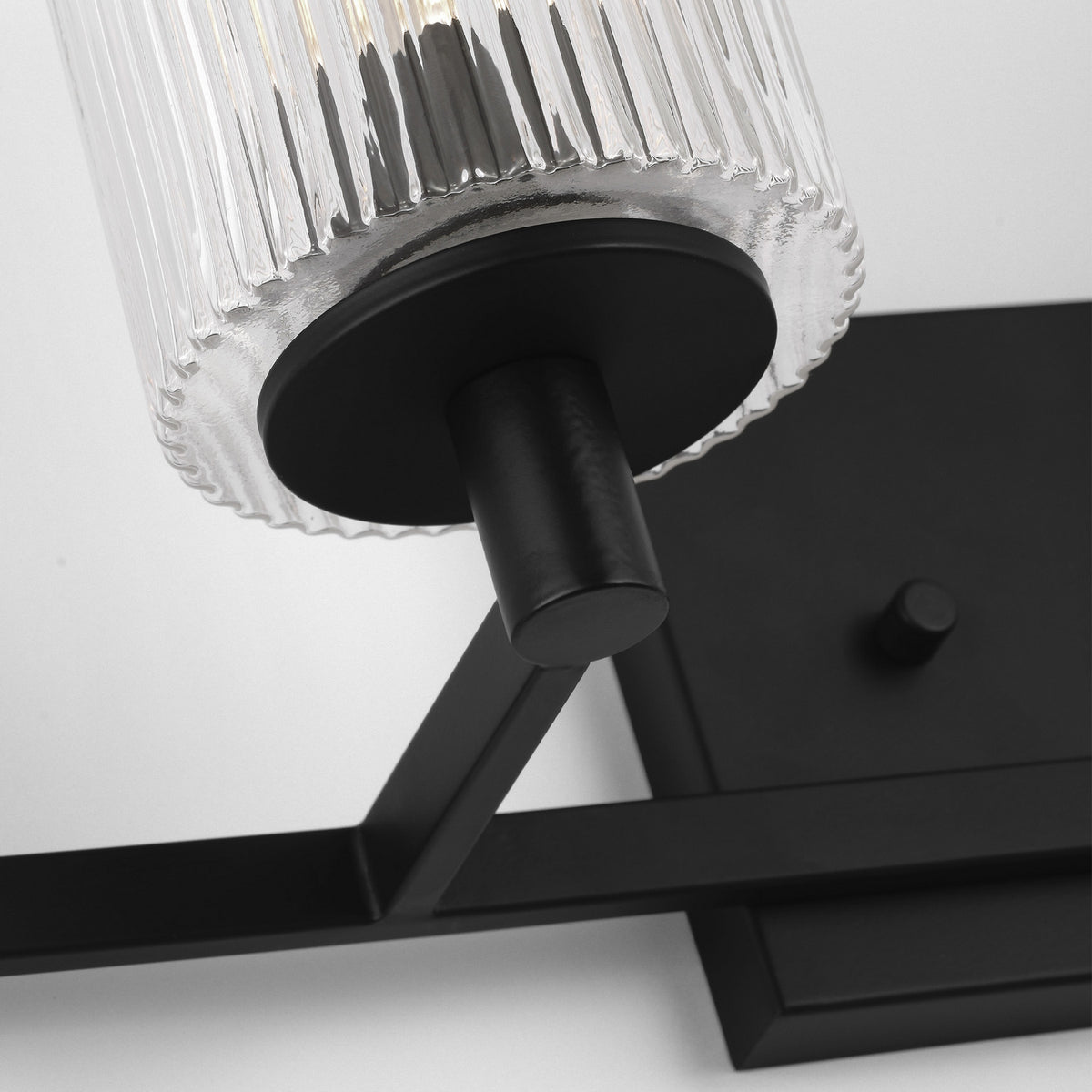 Lando Four Light Wall / Bath in Midnight Black