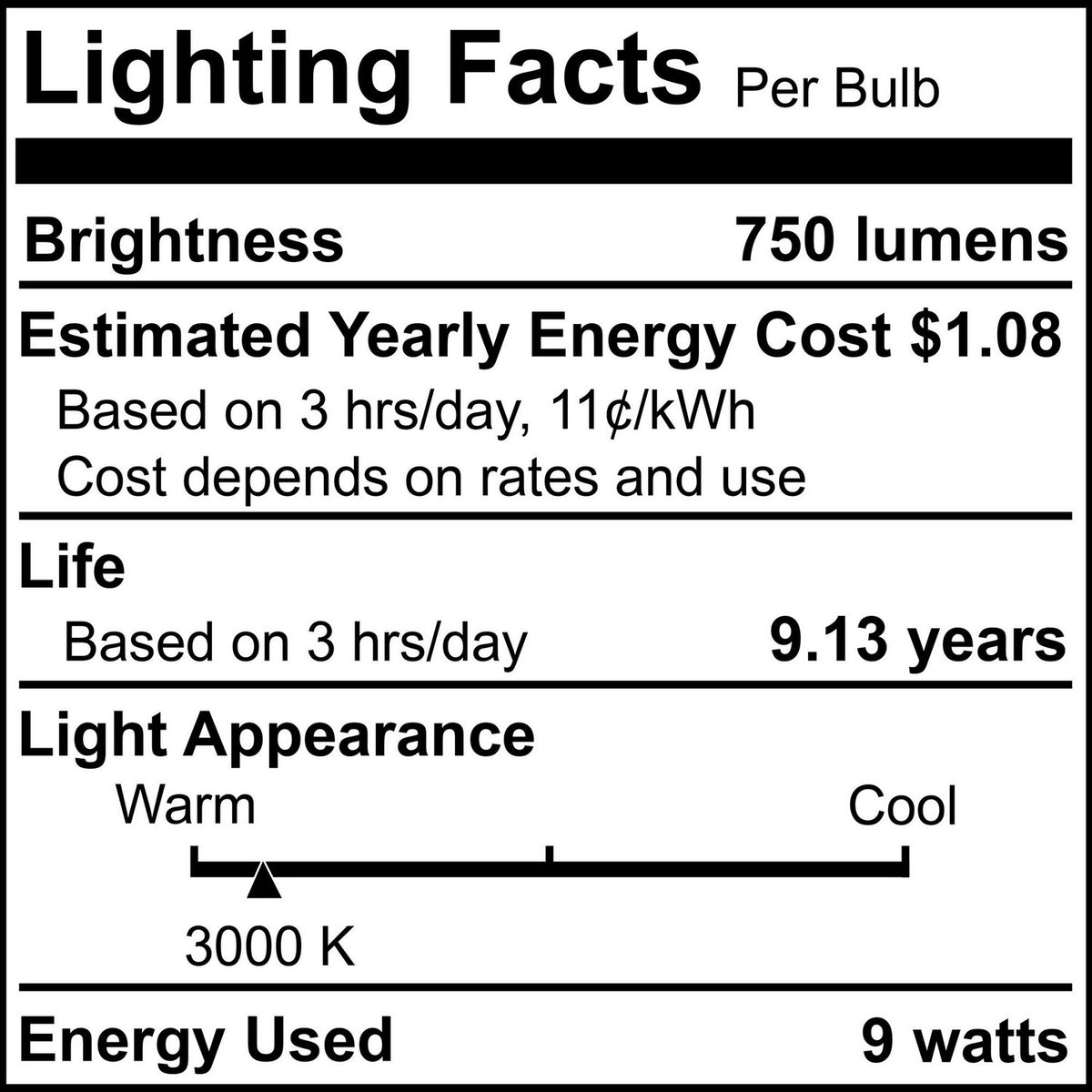 5 Light Bulb in Frost