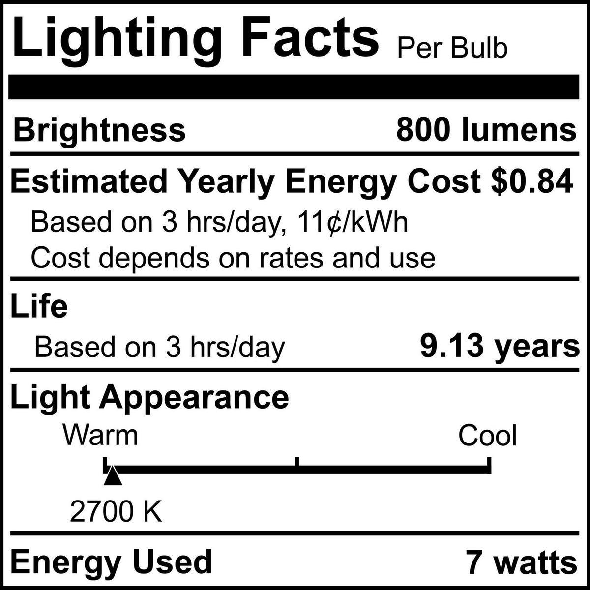 5 Light Bulb