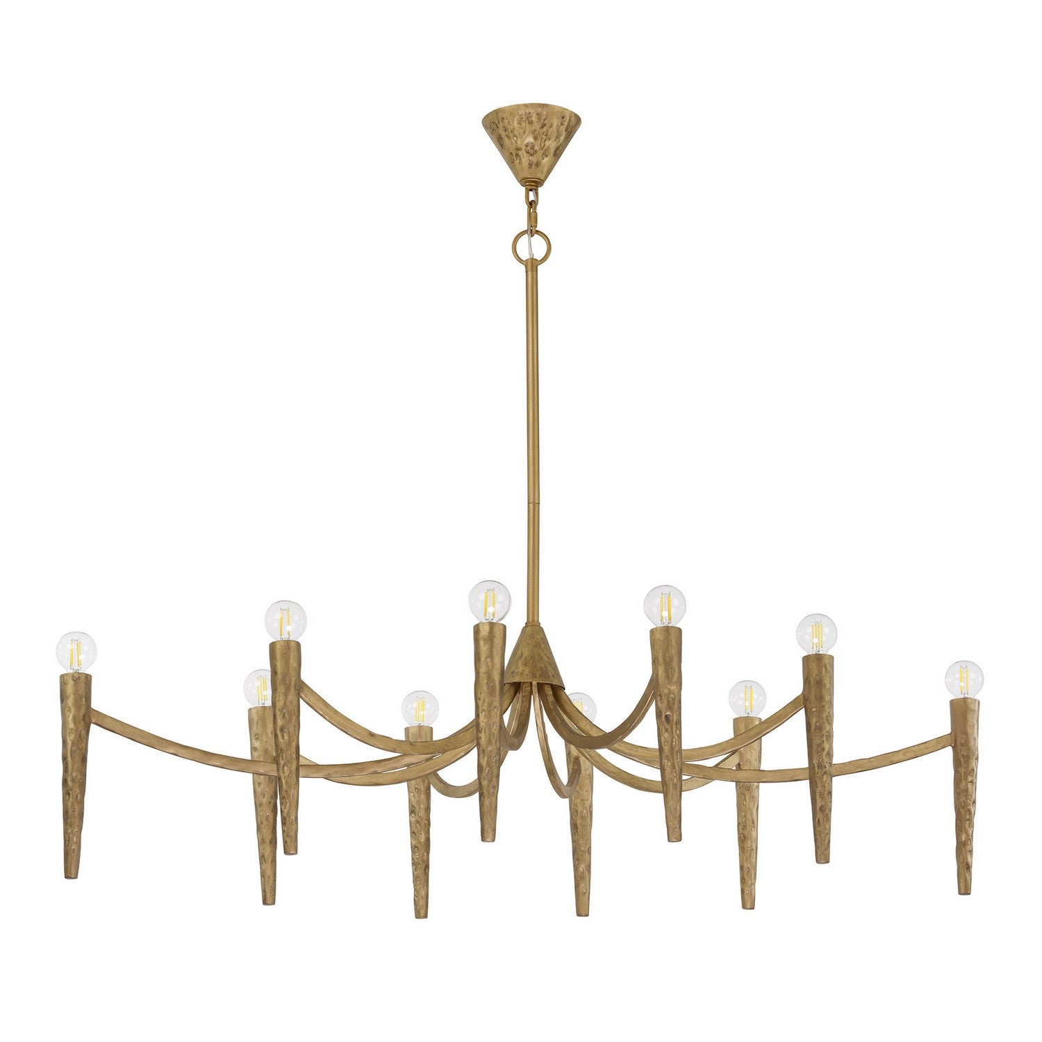 Lustre linéaire Belleza Ten Light en Spumante