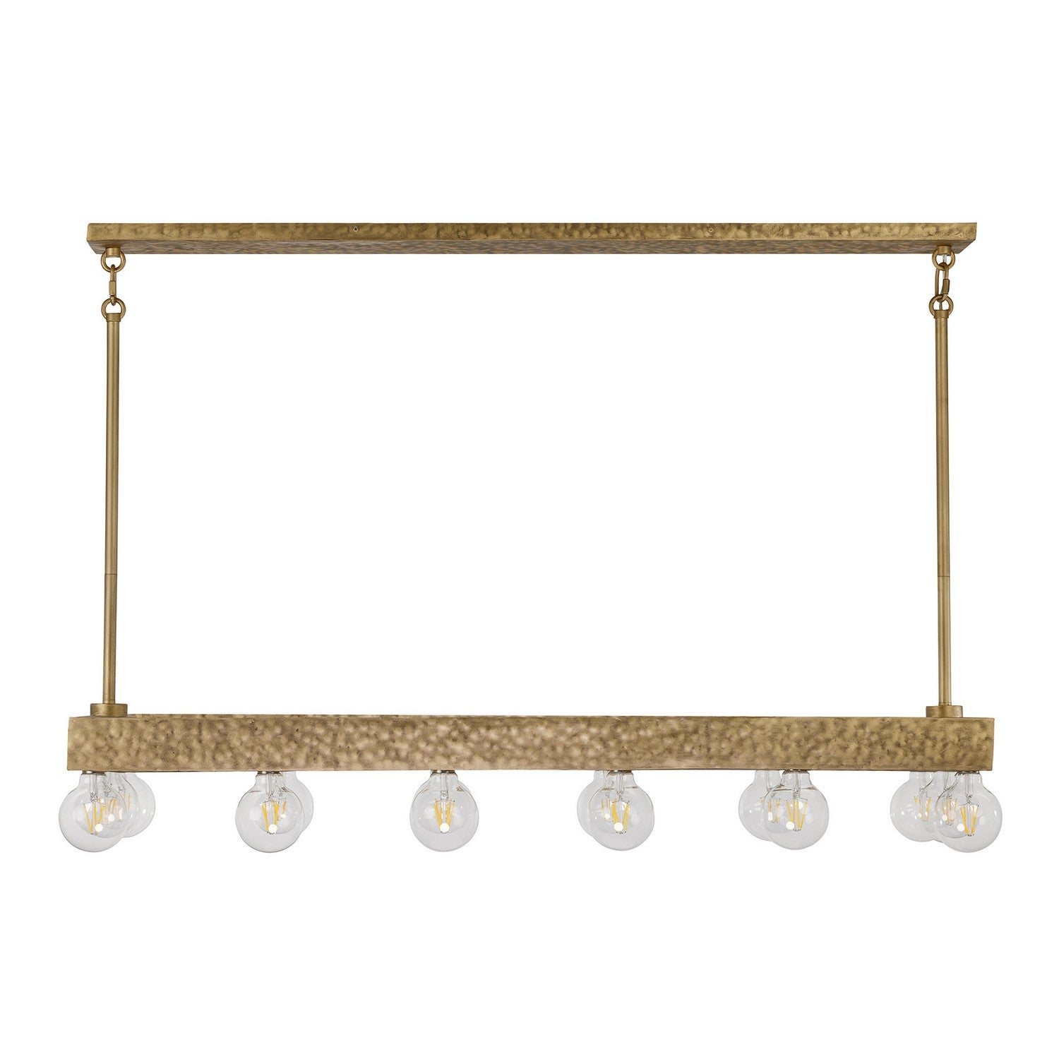 Lustre linéaire Etereo 14 lumières Spumante