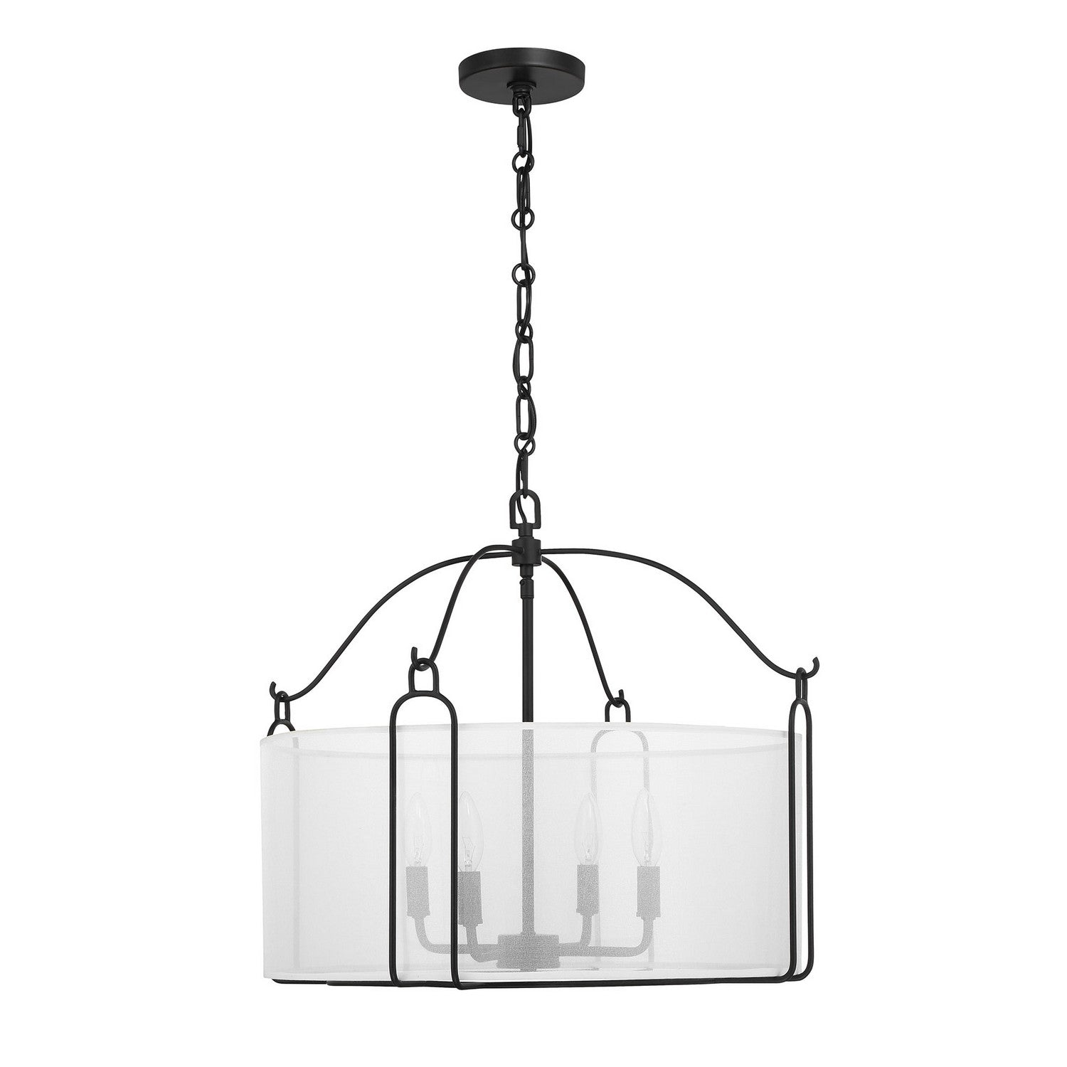 Suspension Ashlay à quatre lumières