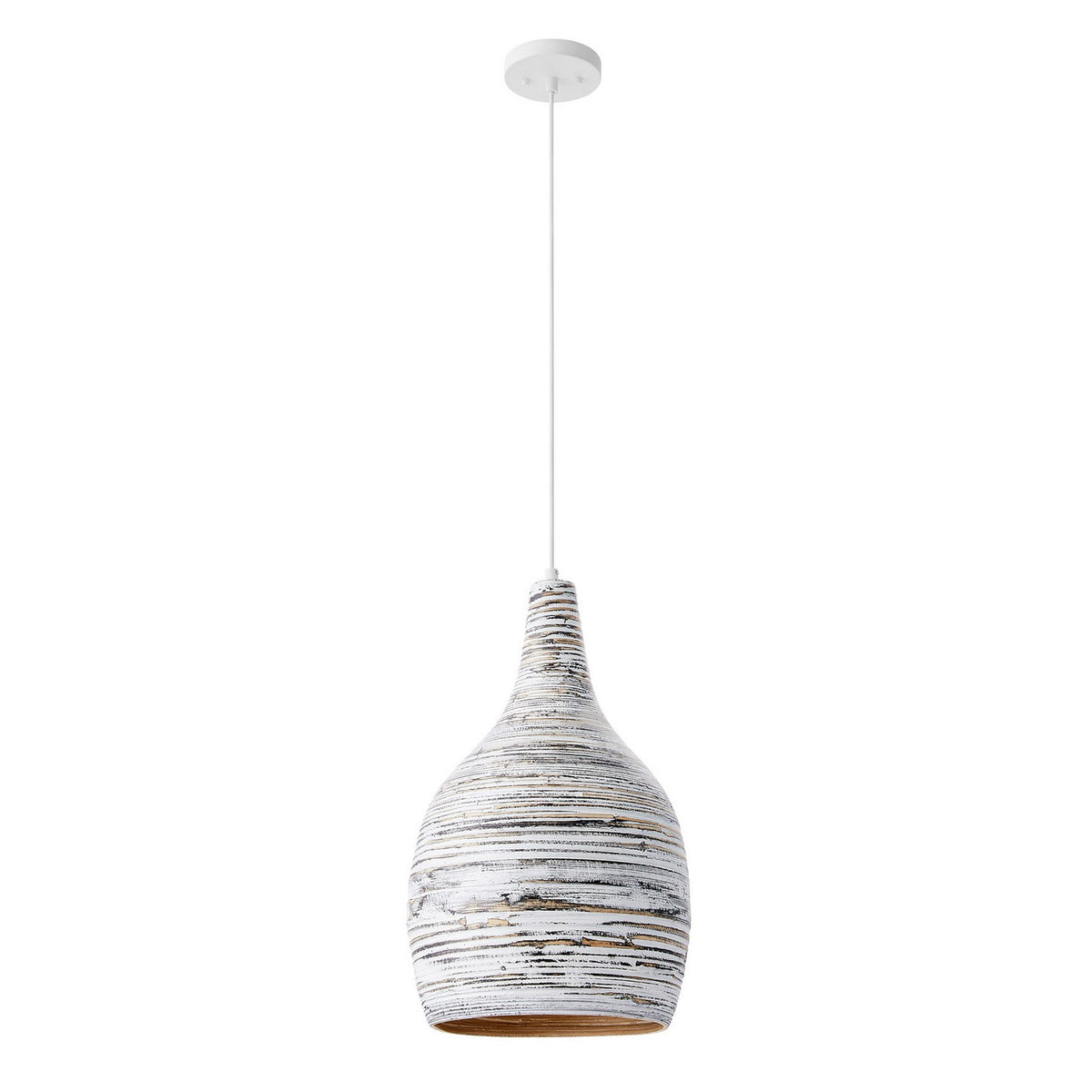 Balsam One Light Pendant in Brindled Bamboo