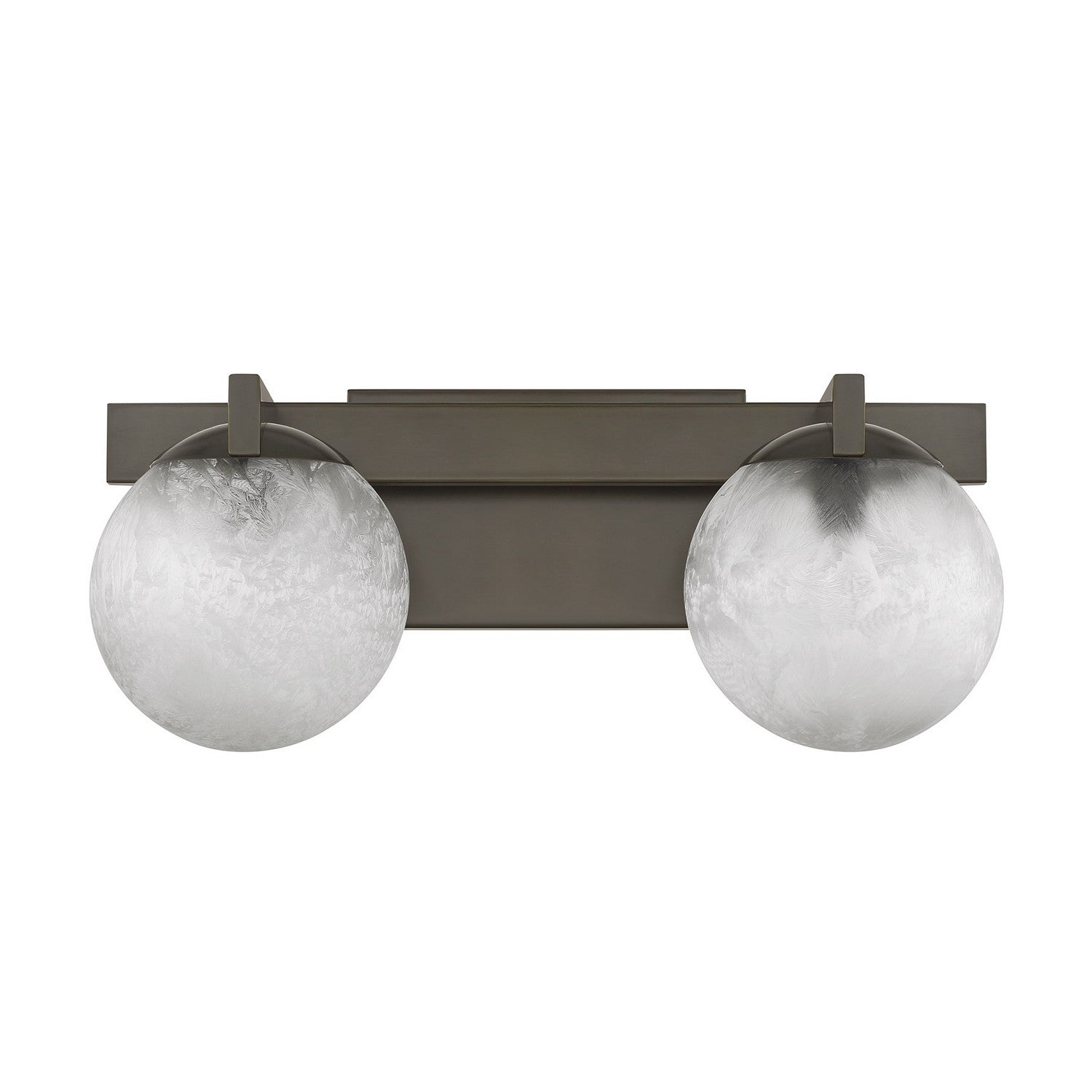 Meuble-lavabo Darien à deux luminaires pour salle de bain