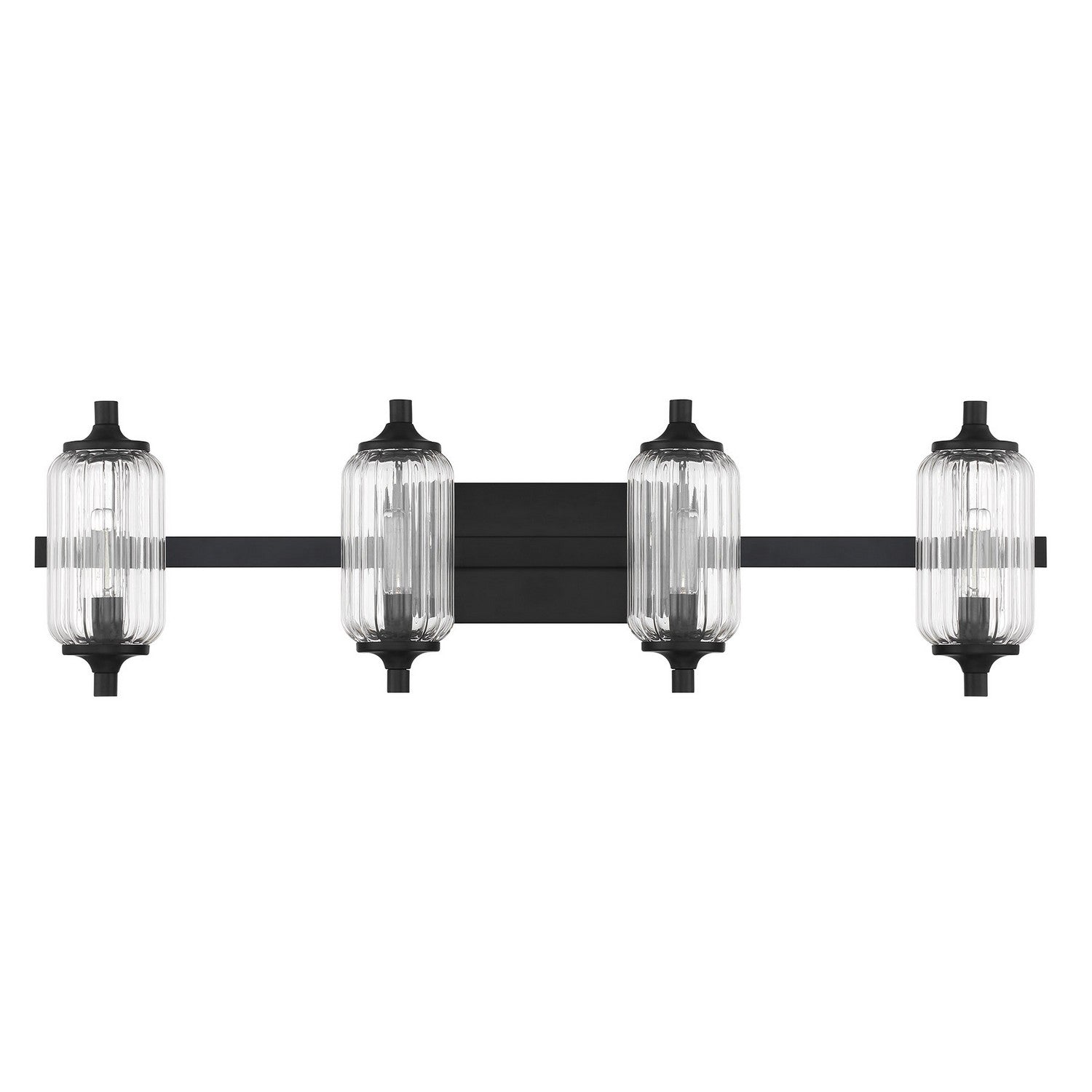 Applique de salle de bain à quatre lumières Holton