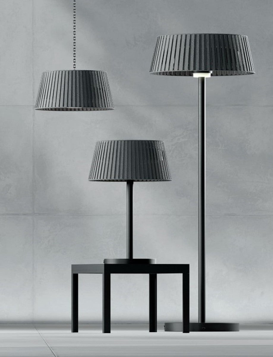 Vellura Pendant Heater in Charcoal Grey