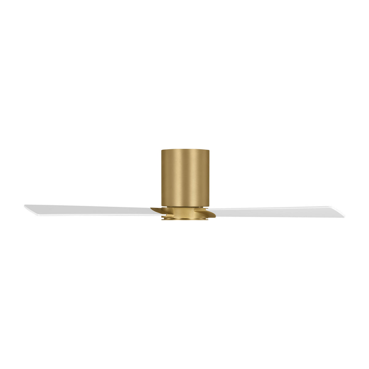 Rozzen 44 Hugger 44" Ceiling Fan in Burnished Brass