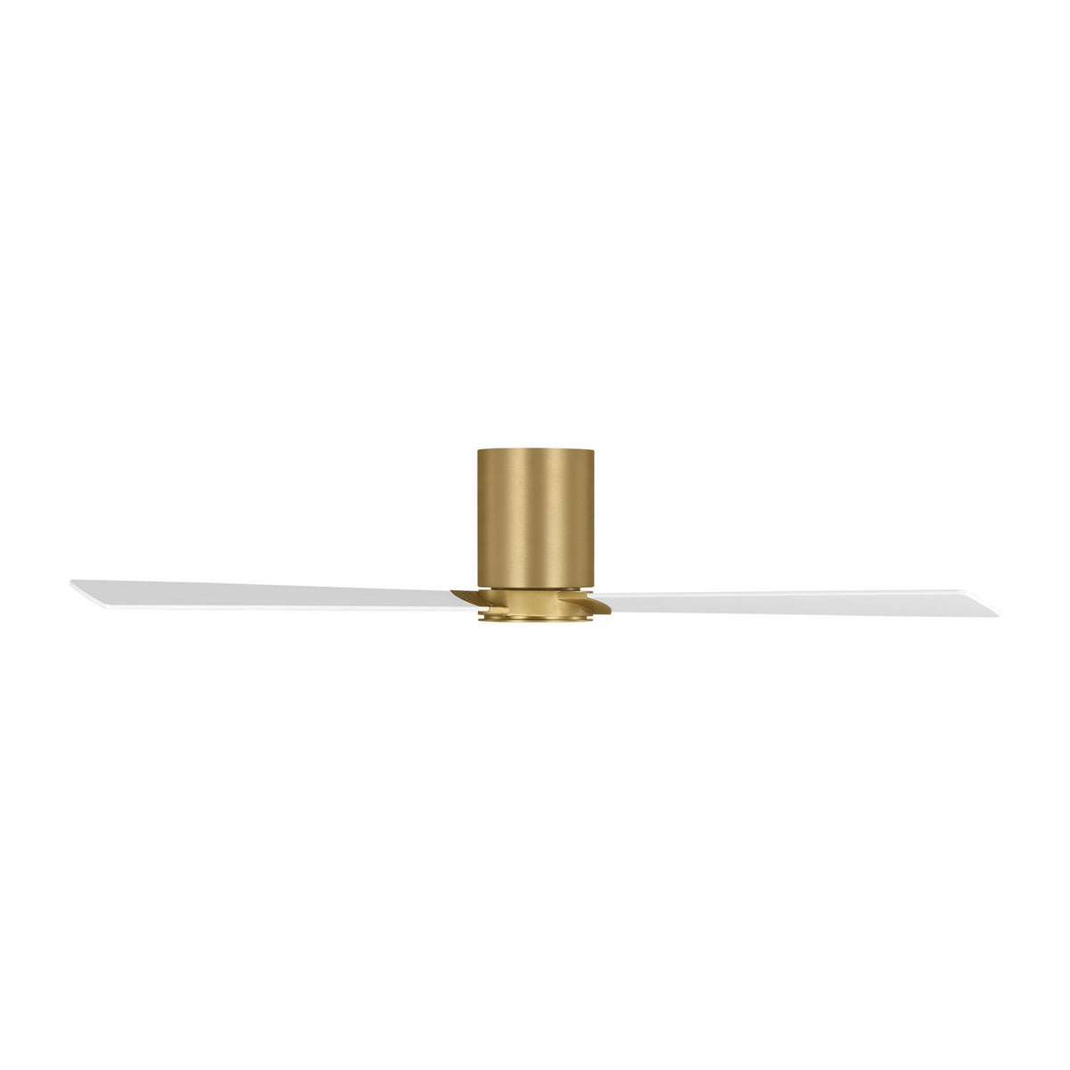 Rozzen 52 Hugger 52" Ceiling Fan in Burnished Brass