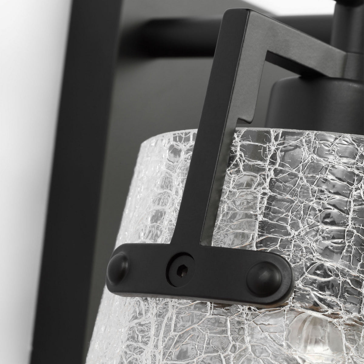 Crofton Four Light Vanity in Midnight Black