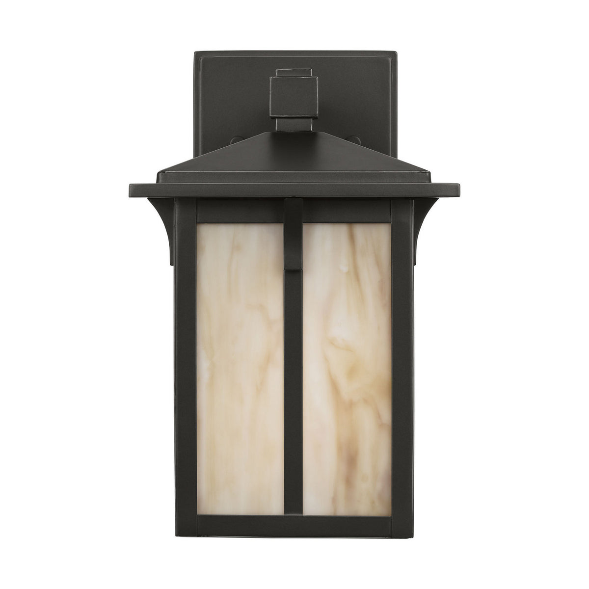 Tomek One Light Outdoor Wall Lantern in Antique Bronze
