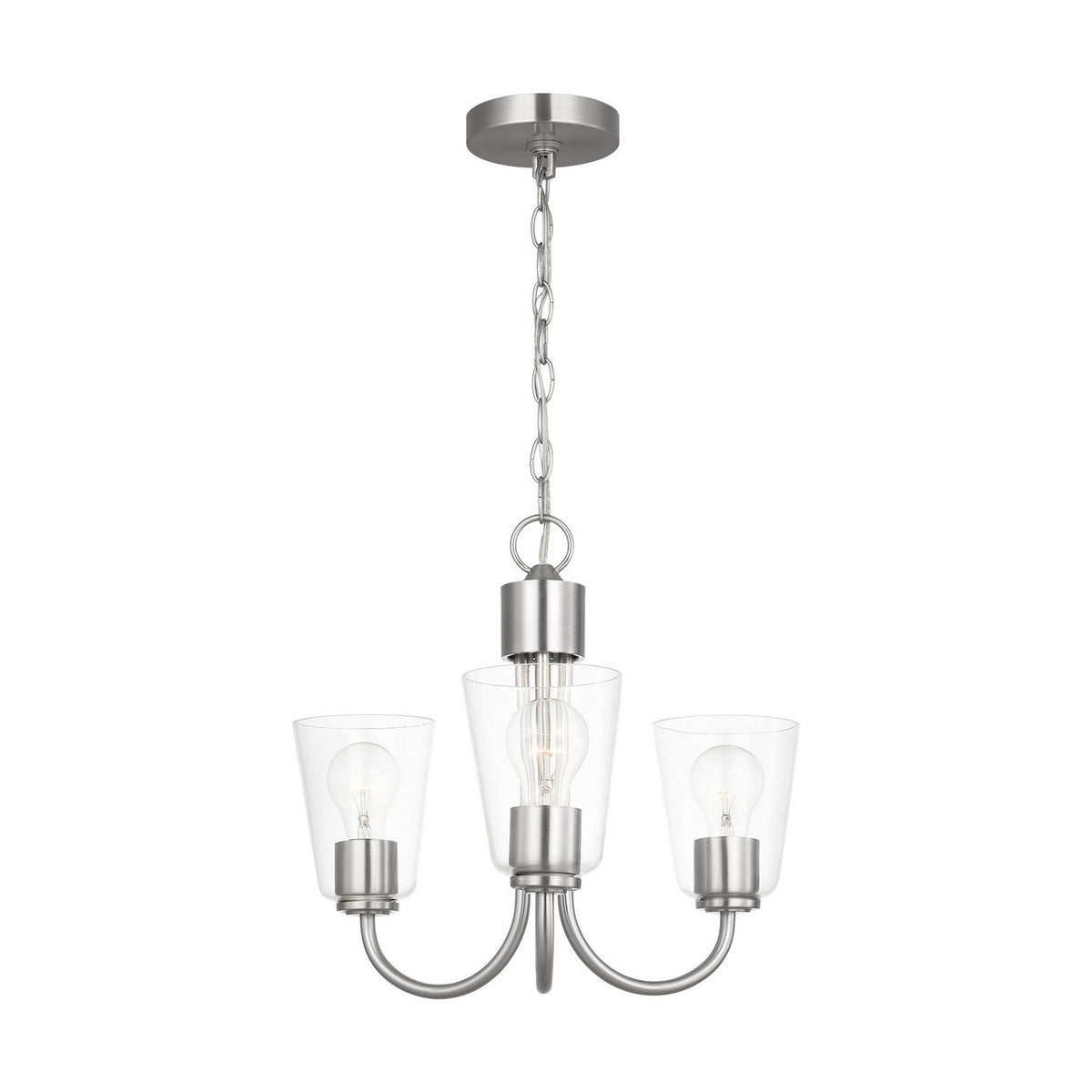 Miles Three Light Chandelier