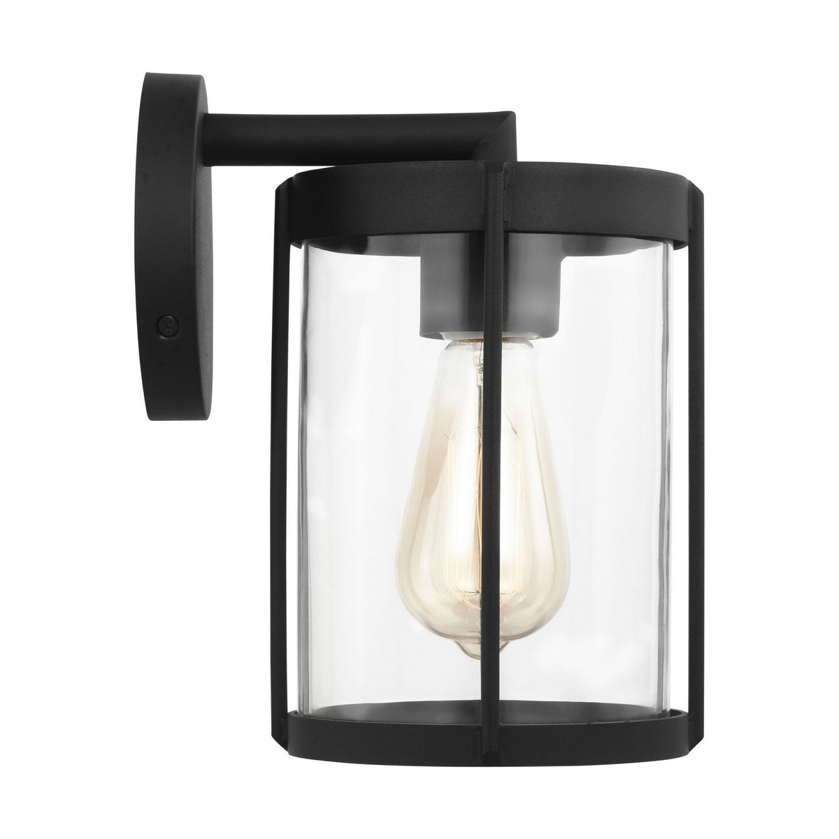 Luning Lantern in Textured Black