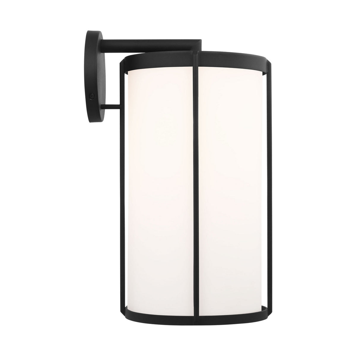 Luning Lantern in Textured Black