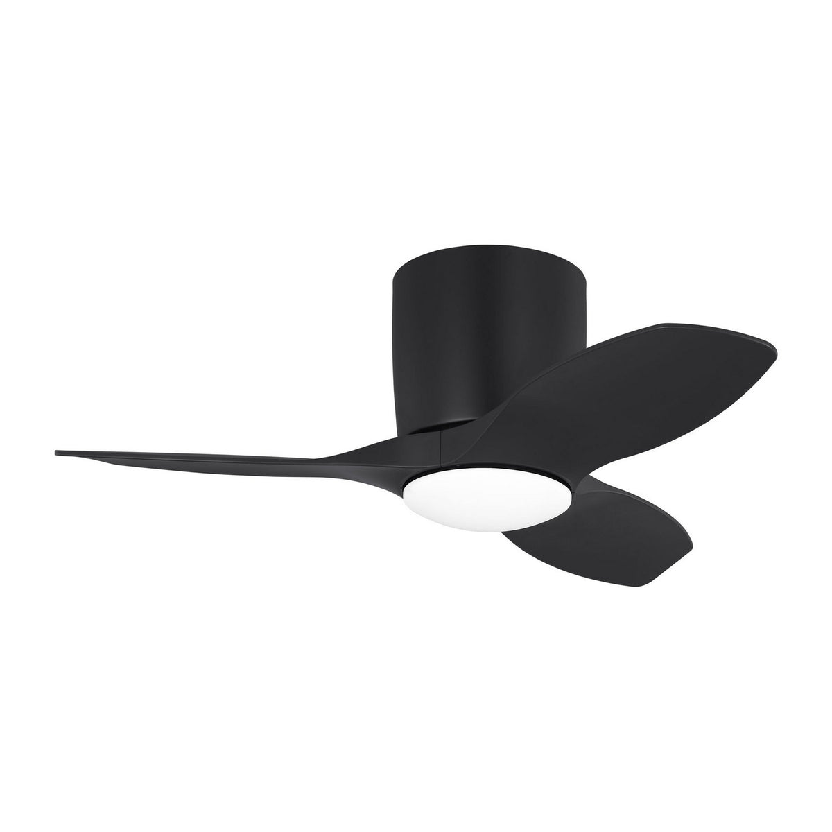 Titus 32 Hugger LED 32"Ceiling Fan in Midnight Black