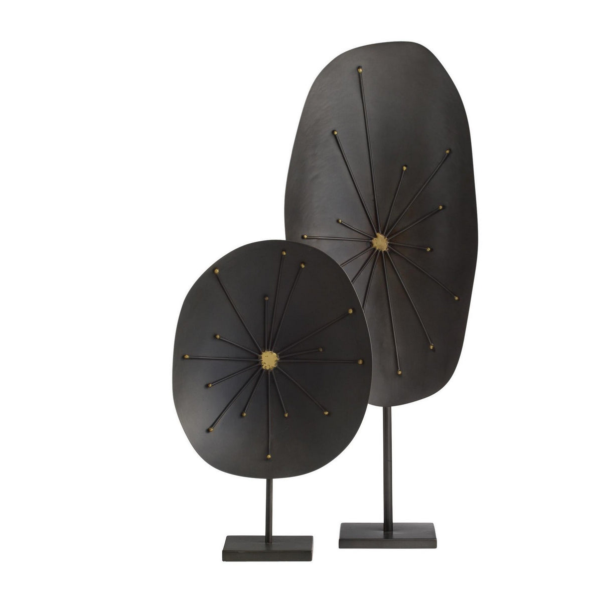 Jura Sculptures, Set of 2 in Natural Iron