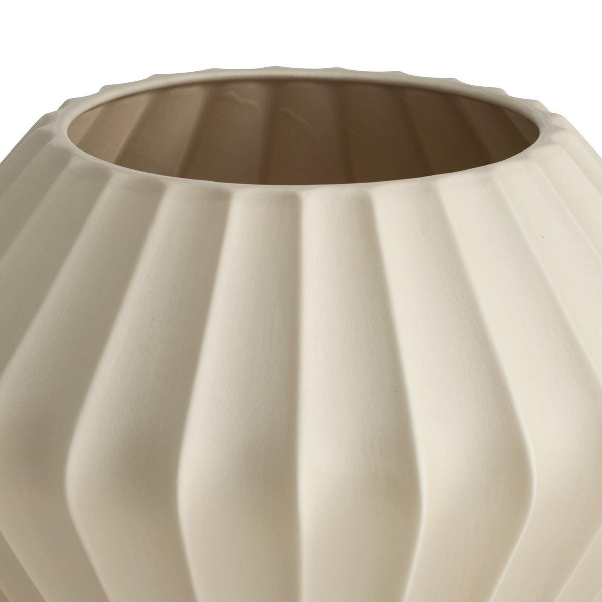 Kaliana Vase in Matte Taupe