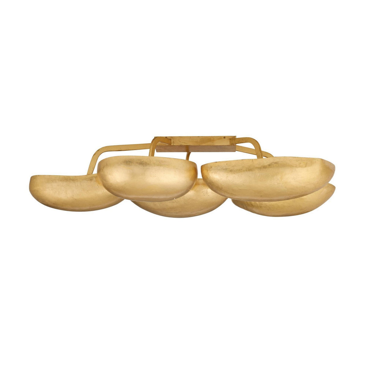 Theo 13 Light Flush Mount in Gold Leaf