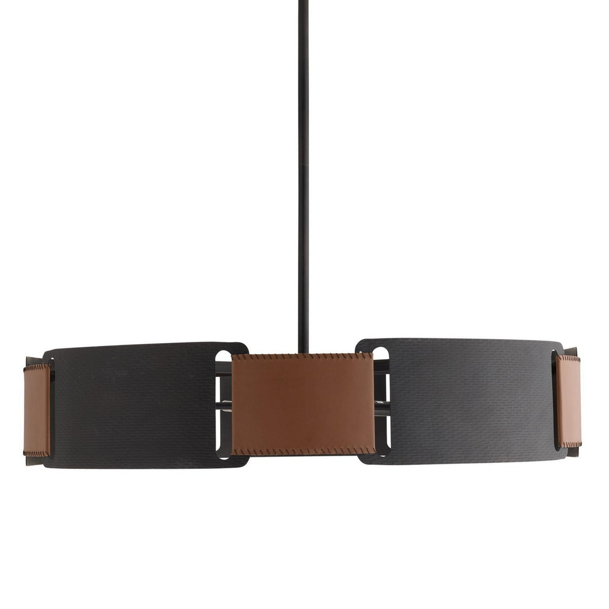 Ivan Five Light Chandelier in Brown