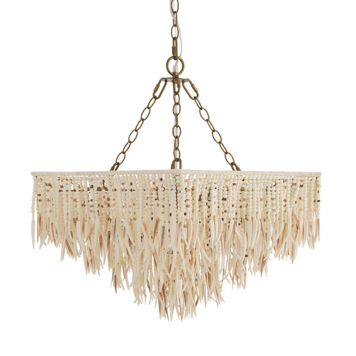 Josephine Six Light Chandelier in Natural