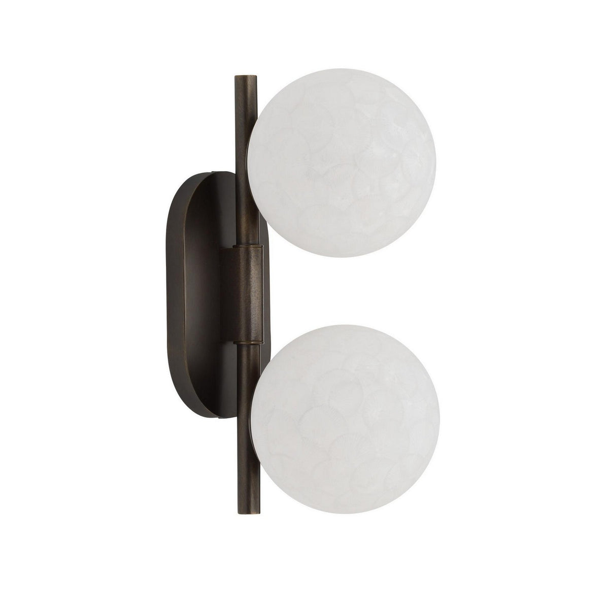Julie Two Light Wall Sconce in English Bronze