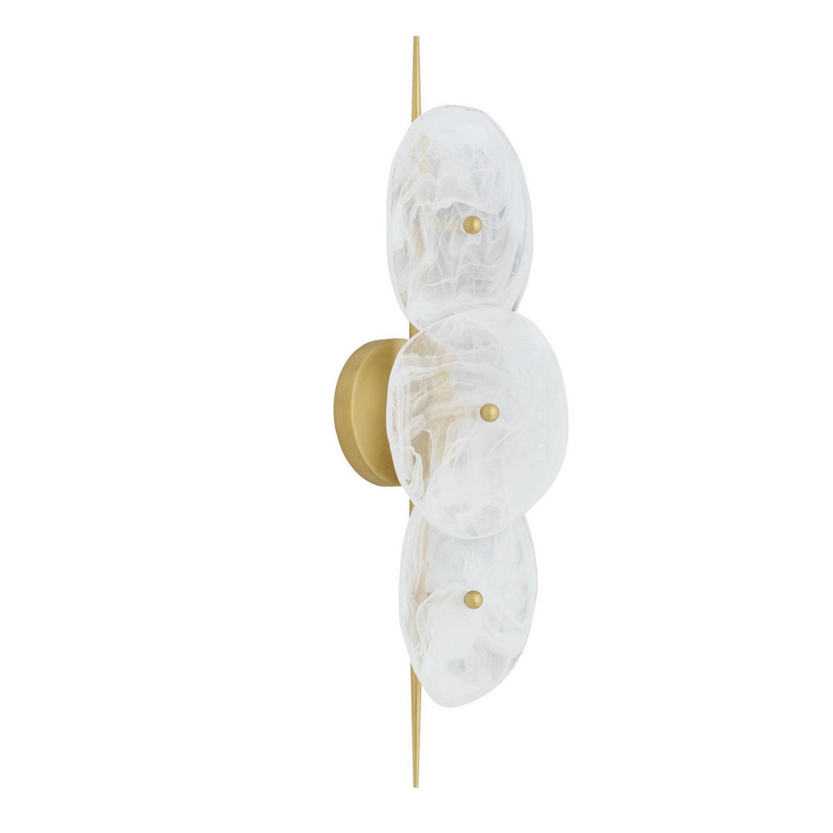 Kylie Two Light Wall Sconce in White Glaze