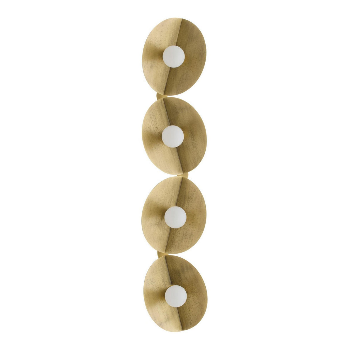 Itzia Four Light Wall Sconce in Antique Brass