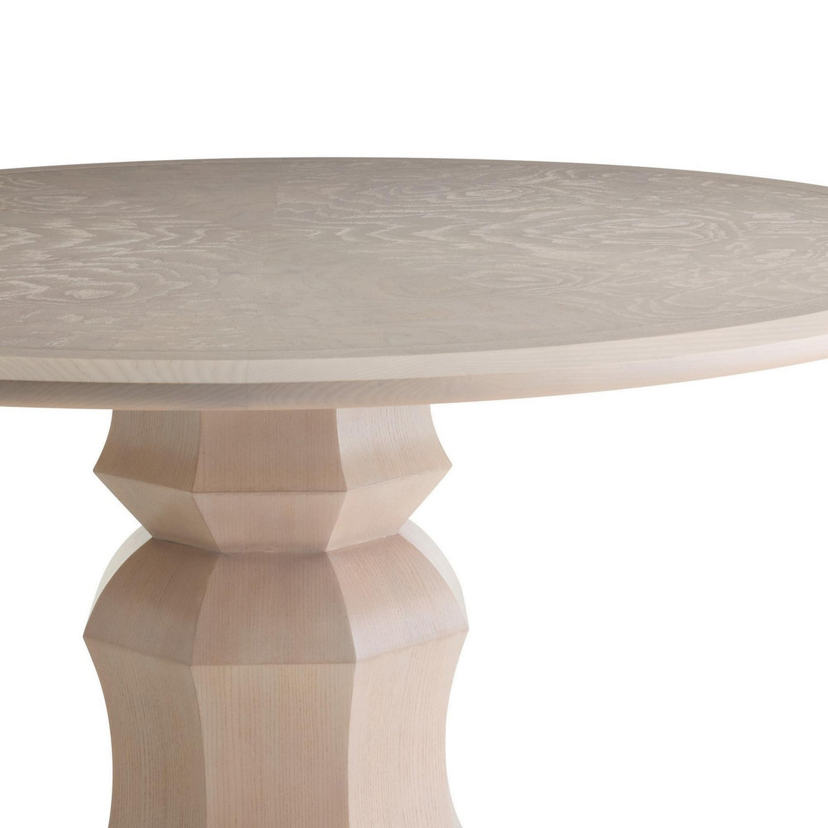 Kinsley Dining Table in Light Beige Burl
