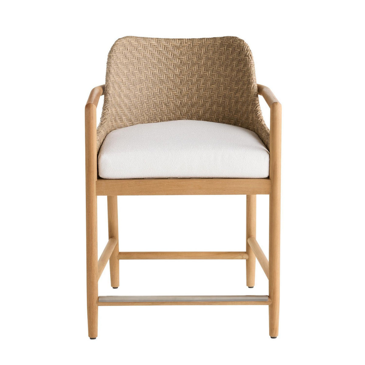 Chilton Outdoor Counter Stool in Pearl