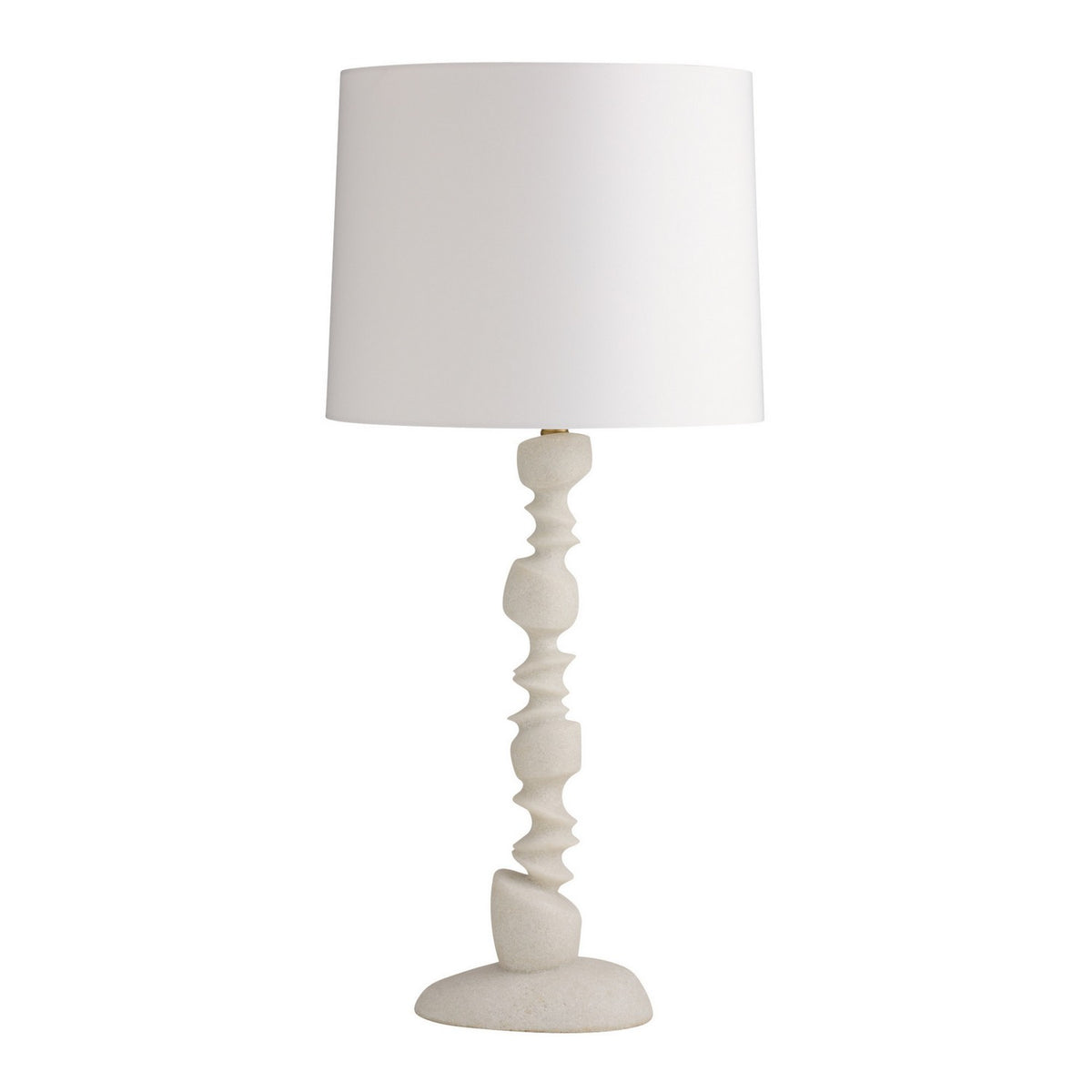 Lampe de table Cachemire à une lumière couleur ivoire
