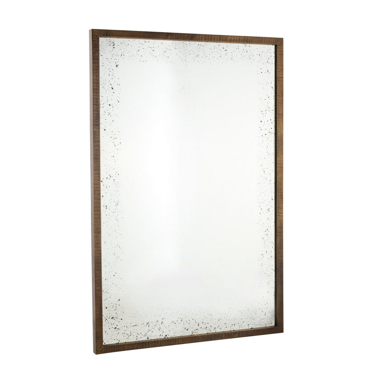 Jamie Floor Mirror in Antiqued Aluminum