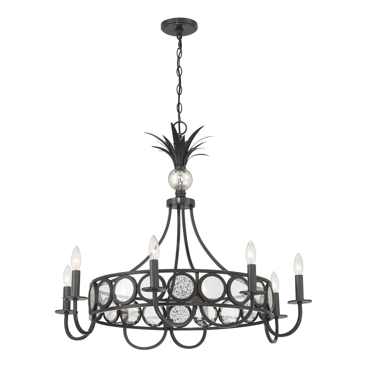 Lustre Hearst à huit lumières