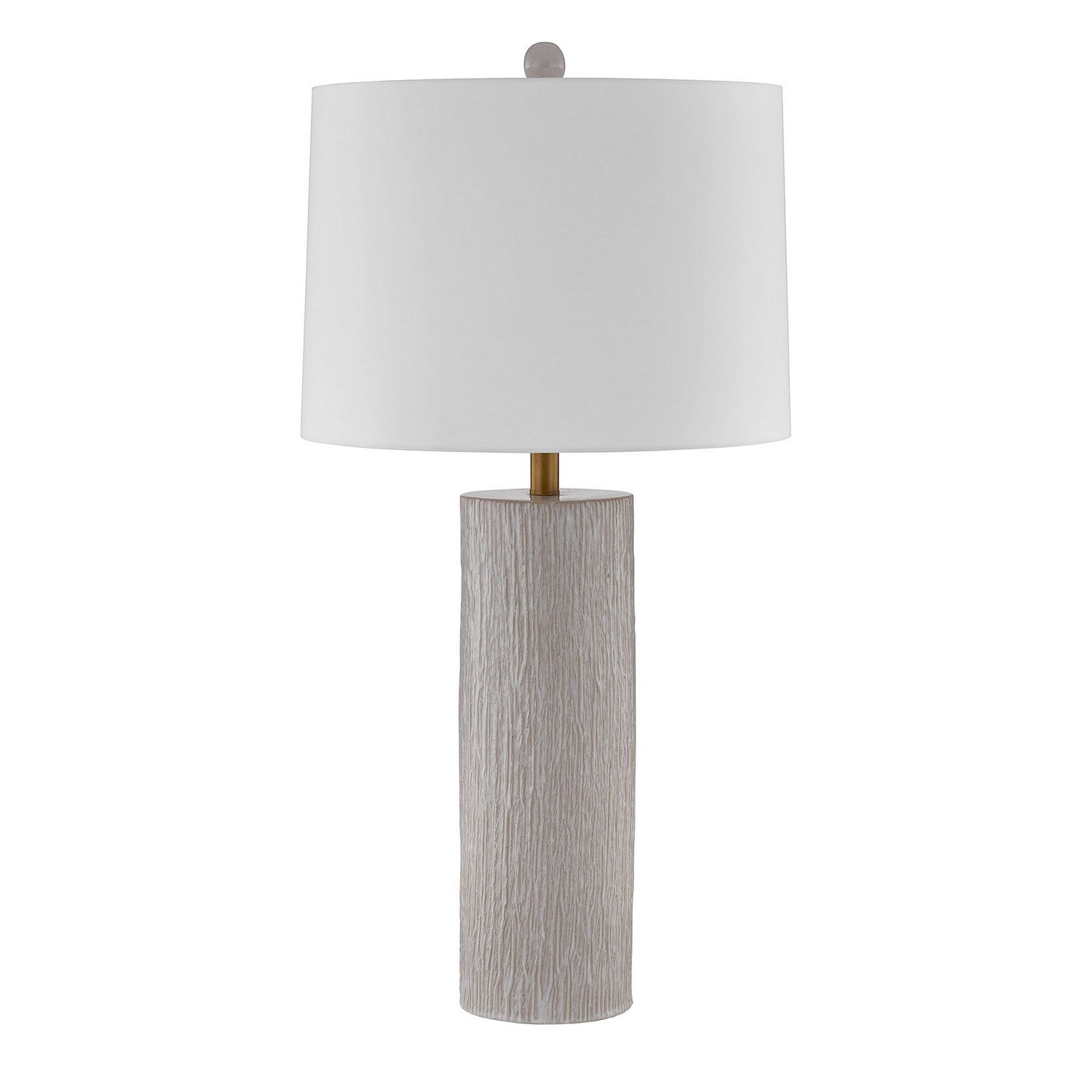 Lampe de table Amanda One Light en blanc vieilli