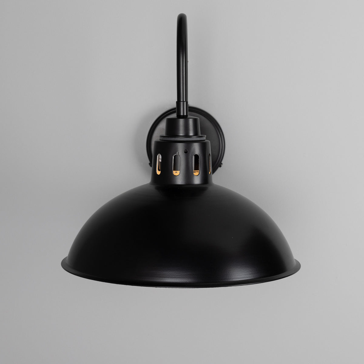 Talise One Light Wall Sconce in Matt Black & White Inner