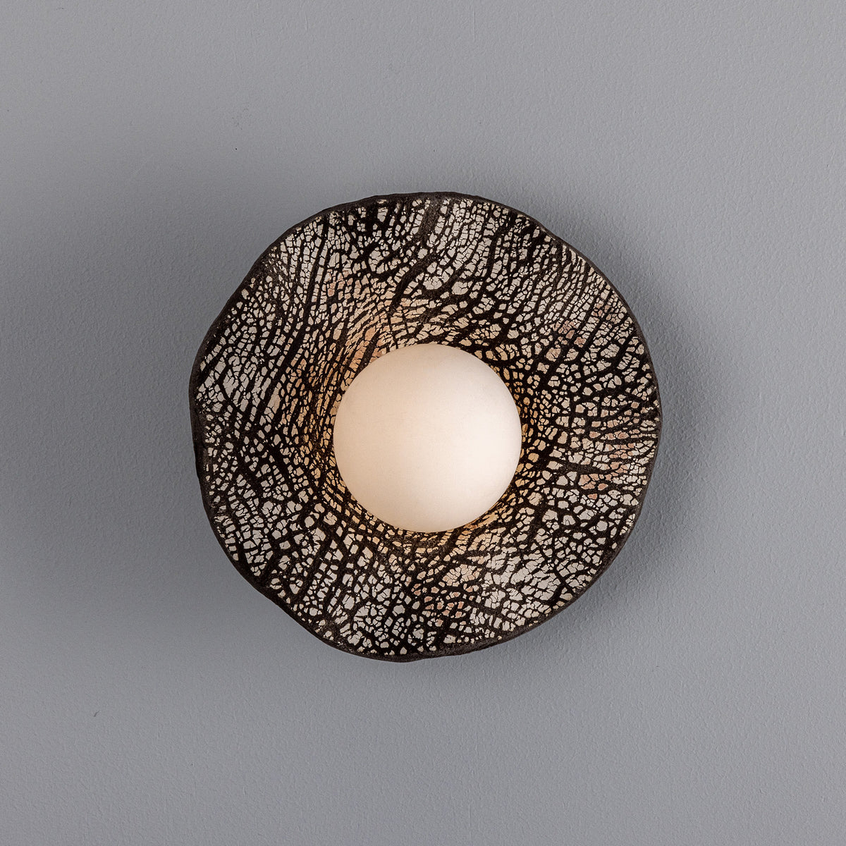 Rivale One Light Wall Sconce in Polished Brass
