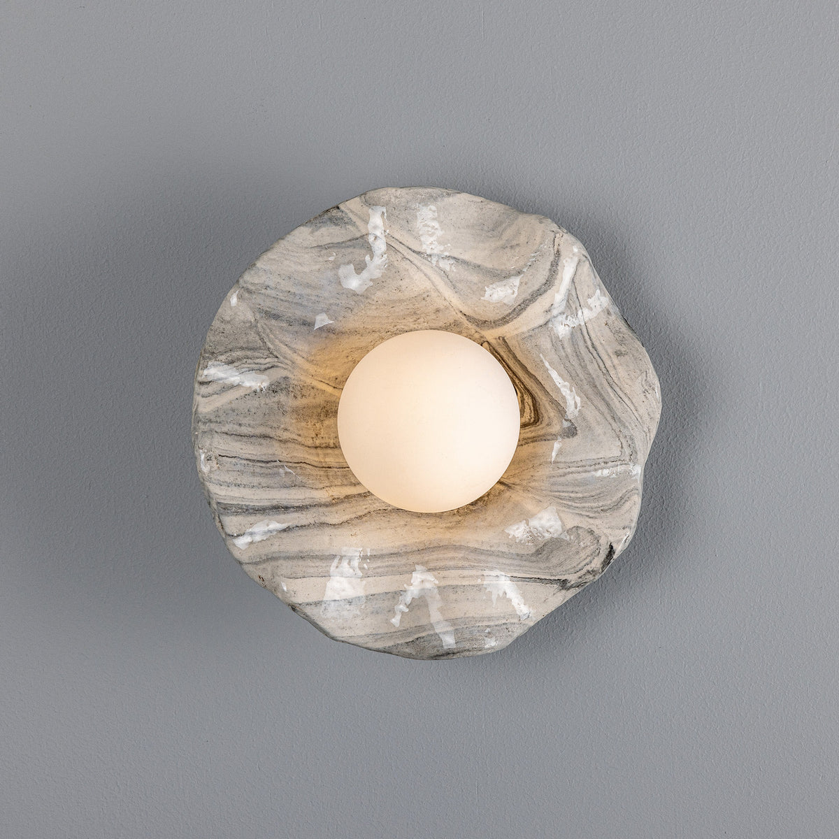 Rivale One Light Wall Sconce in Matt Black