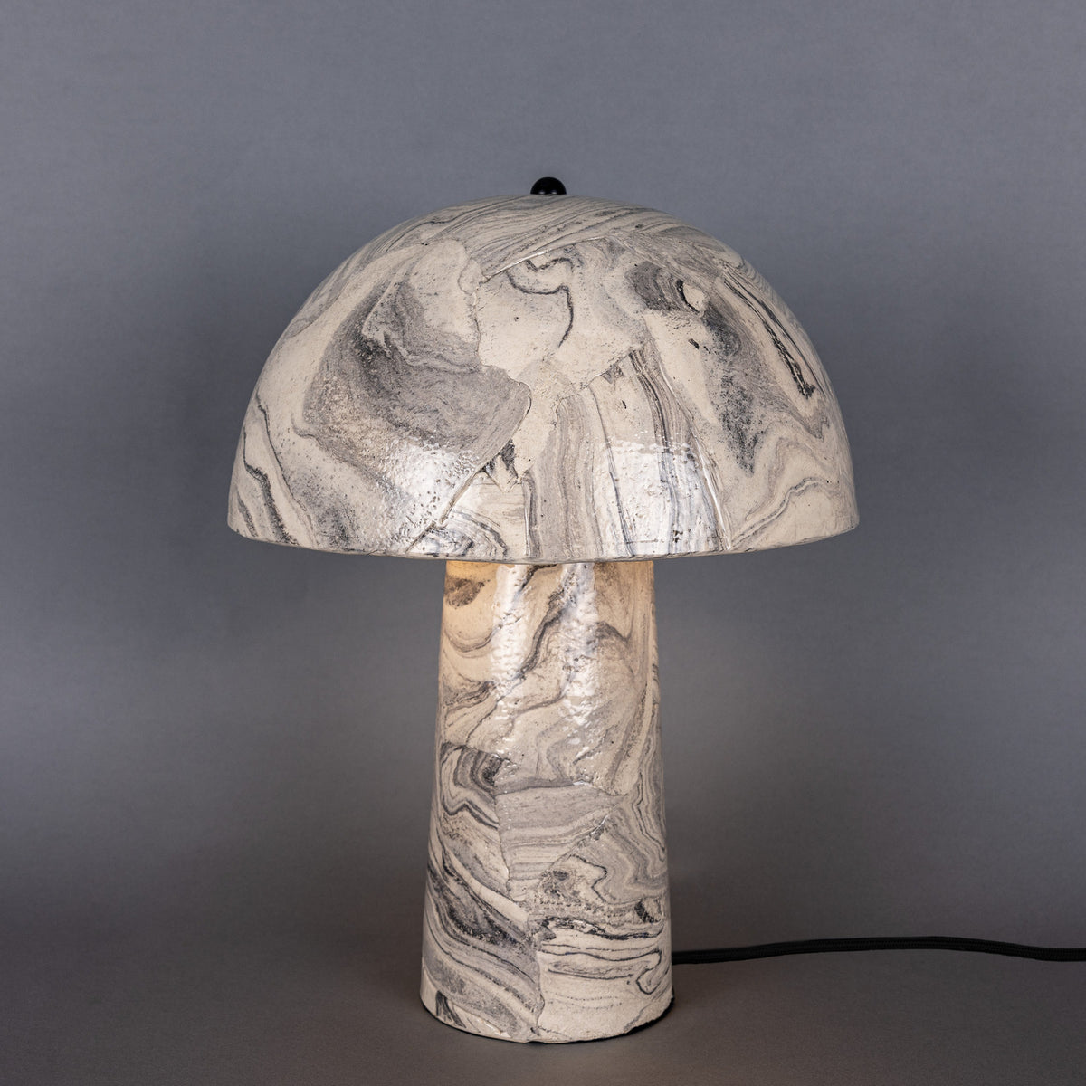 Amanita Two Light Table Lamp in Matte Black