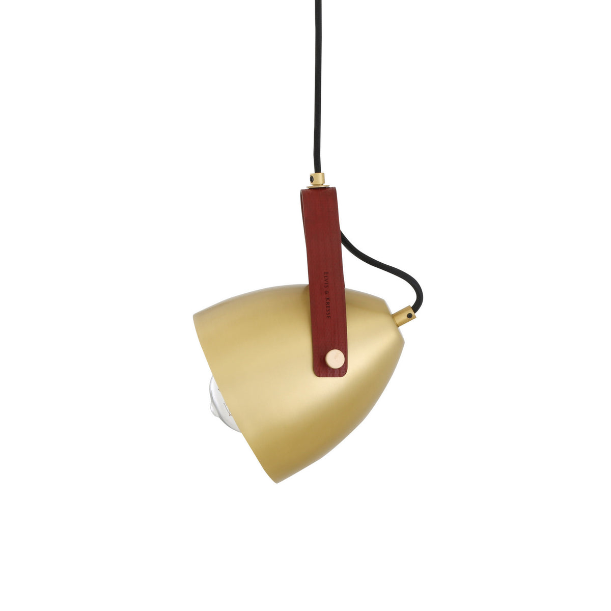 Southwark One Light Pendant in Satin Brass