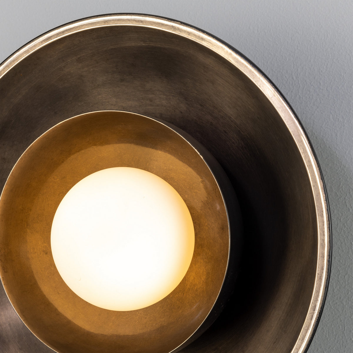Marrakesh One Light Wall Sconce in Antique Silver & Matte Black