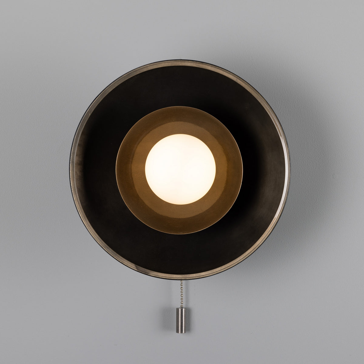 Marrakesh One Light Wall Sconce in Antslv & Matte Black