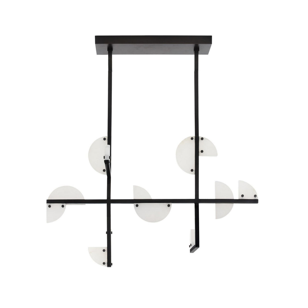 Nova LED Chandelier in English Bronze
