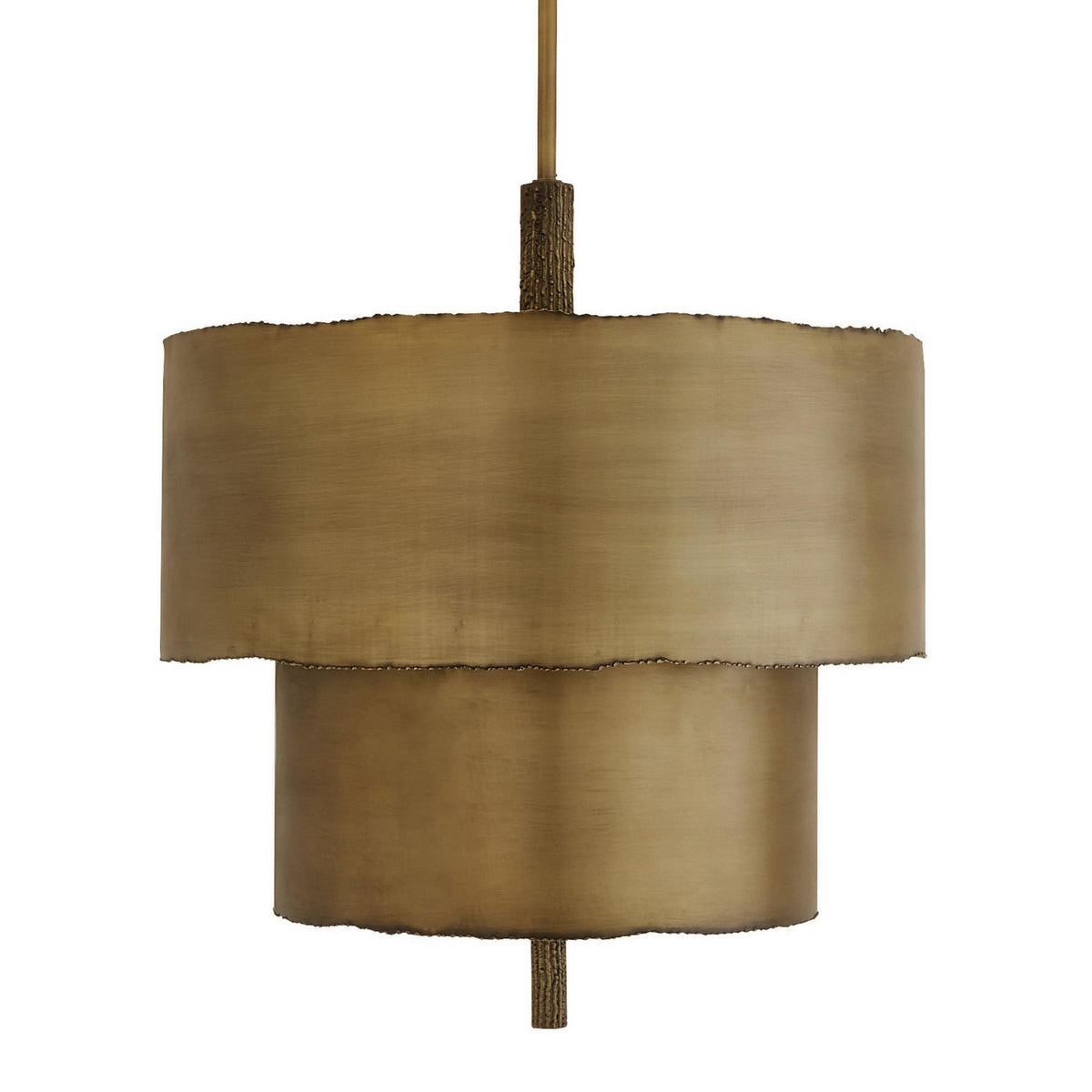 Leonardo Four Light Chandelier in Antique Brass